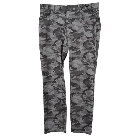 G/FORE Other - G/FORE Tour 5 Pocket Straight Leg Golf Pants Charcoal Camo Men 35x32 Performance